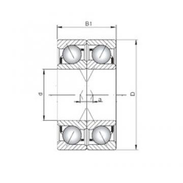 ISO 7060 ADF angular contact ball bearings