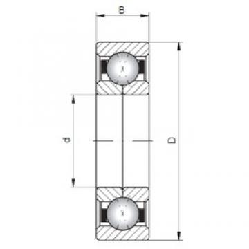 ISO QJ230 angular contact ball bearings