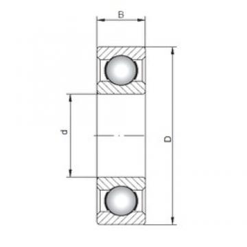 480 mm x 600 mm x 56 mm  480 mm x 600 mm x 56 mm  ISO 61896 deep groove ball bearings