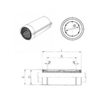 8 mm x 15 mm x 35 mm  8 mm x 15 mm x 35 mm  Samick LM8LUU linear bearings