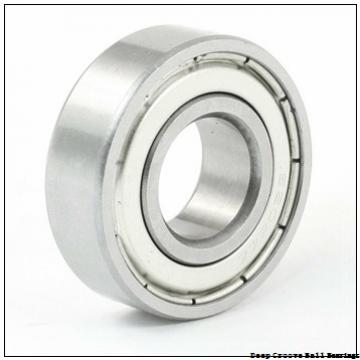 6,35 mm x 12,7 mm x 3,175 mm  6,35 mm x 12,7 mm x 3,175 mm  NSK FR 188 deep groove ball bearings