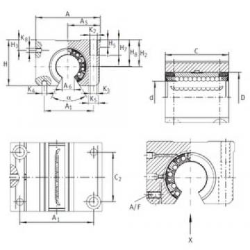 INA KGNOS 16 C-PP-AS linear bearings