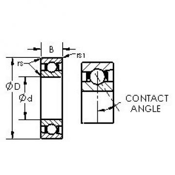 AST 7048C angular contact ball bearings