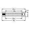 AST 81109 M thrust roller bearings #3 small image