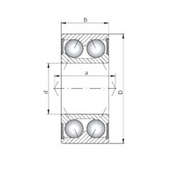 ISO 3003-2RS angular contact ball bearings #3 image