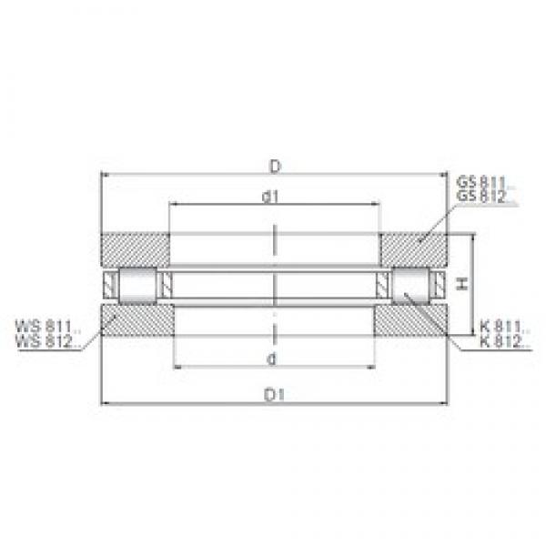 ISO 81117 thrust roller bearings #3 image