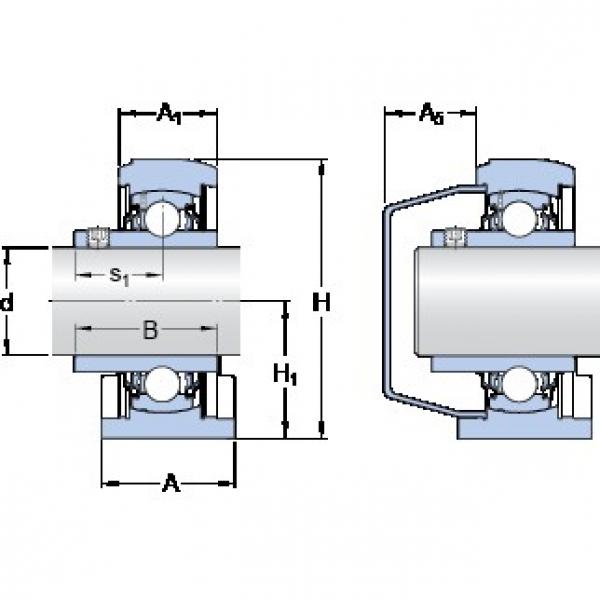 SKF SYFWK 1.7/16 LTA bearing units #3 image