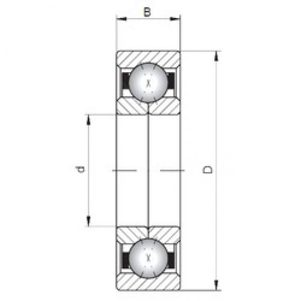 ISO QJ1024 angular contact ball bearings #3 image