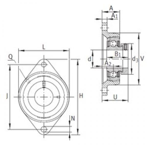 INA PCFT50 bearing units #3 image