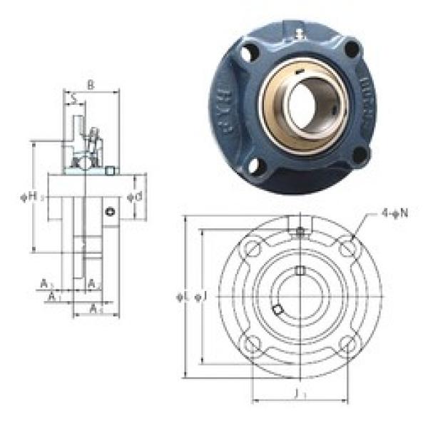 FYH UCFCX09-28 bearing units #3 image
