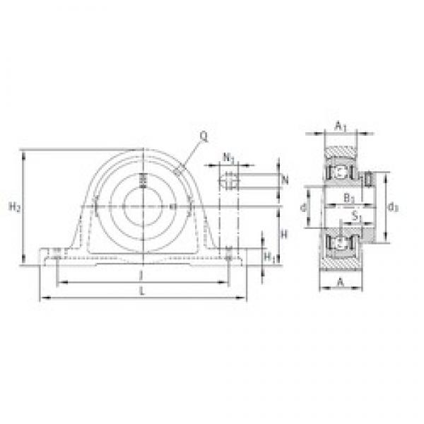 INA PASE60-N bearing units #3 image