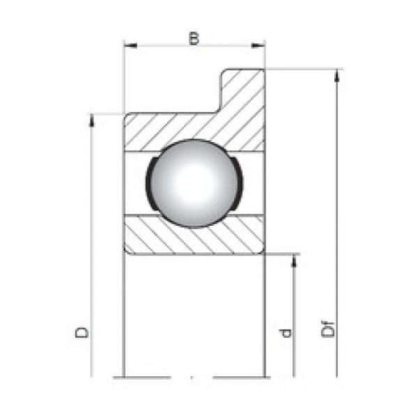 2,5 mm x 8 mm x 2,8 mm  2,5 mm x 8 mm x 2,8 mm  ISO FL60/2,5 deep groove ball bearings #3 image
