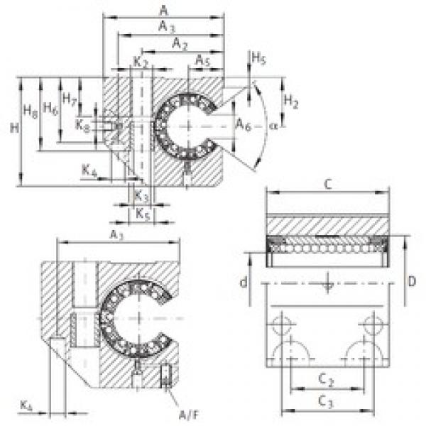 INA KGNCS 20 C-PP-AS linear bearings #3 image