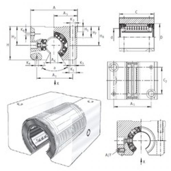 INA KGSNOS25-PP-AS linear bearings #3 image