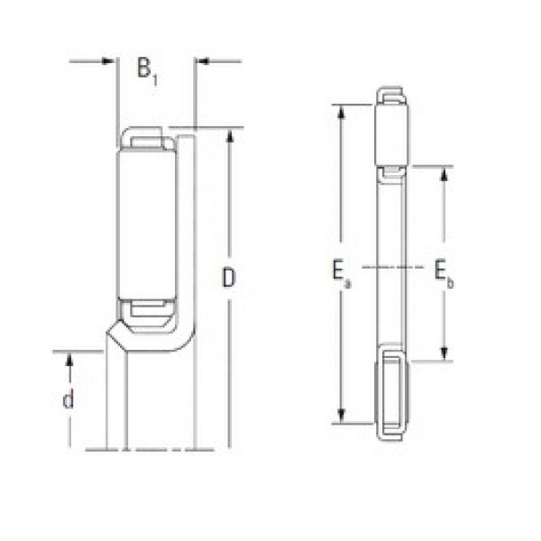 Timken FNTF-4365 needle roller bearings #1 image