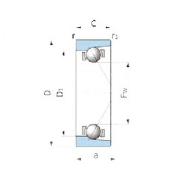 IJK ASA3044 angular contact ball bearings #3 image