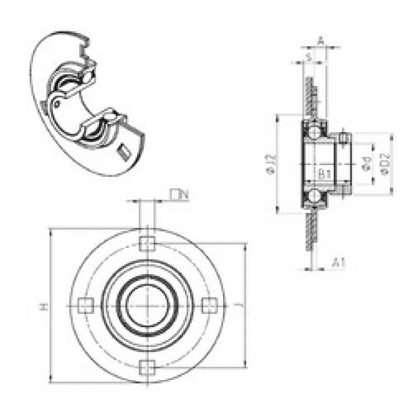 SNR ESPF210 bearing units #3 image