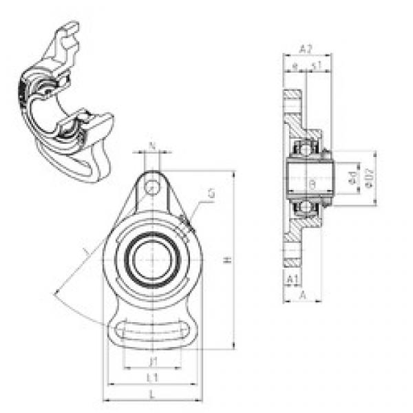 SNR UKFA207H bearing units #3 image