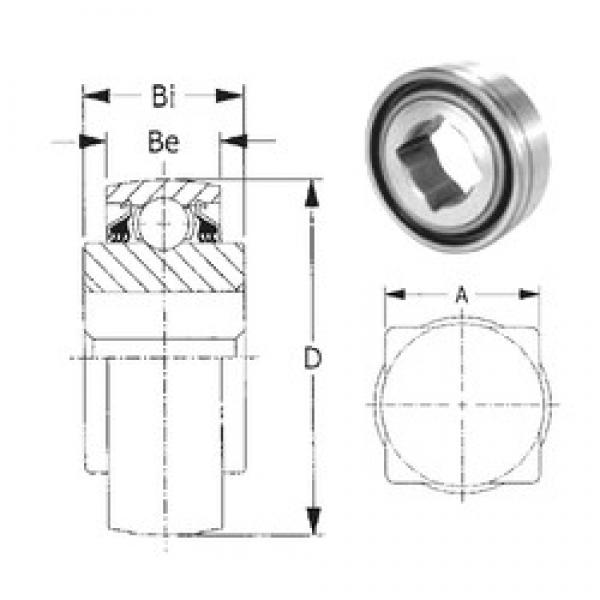 31,75 mm x 85 mm x 39,52 mm  31,75 mm x 85 mm x 39,52 mm  CYSD W209PPB5 deep groove ball bearings #3 image