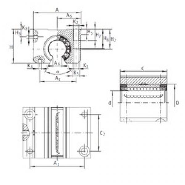 INA KGNO 50 C-PP-AS linear bearings #3 image