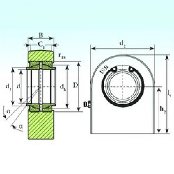 125 mm x 180 mm x 125 mm  125 mm x 180 mm x 125 mm  ISB T.P.N. 7125 CE plain bearings #3 image