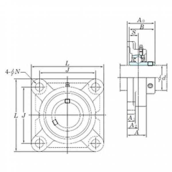 KOYO UCFX15 bearing units #3 image