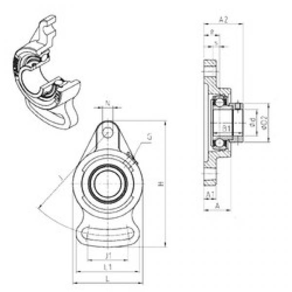 SNR ESFA202 bearing units #3 image