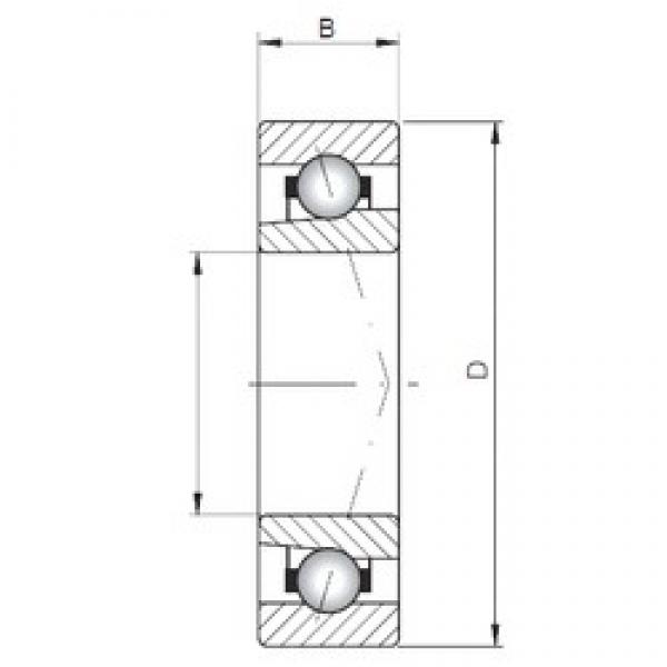 ISO 71902 A angular contact ball bearings #3 image