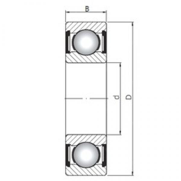 150 mm x 210 mm x 28 mm  150 mm x 210 mm x 28 mm  ISO 61930 ZZ deep groove ball bearings #3 image
