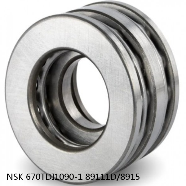 670TDI1090-1 89111D/8915 NSK Double direction thrust bearings #1 image