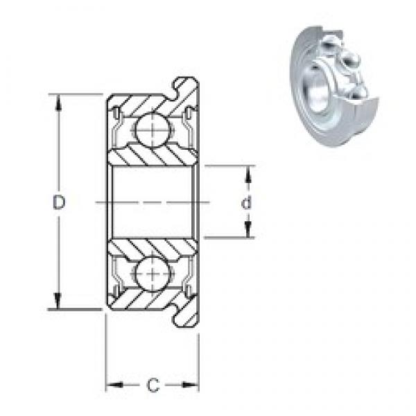 8 mm x 16 mm x 4 mm  8 mm x 16 mm x 4 mm  ZEN SF688-2ZW4 deep groove ball bearings #3 image