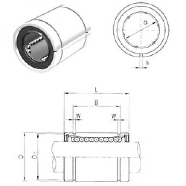 8 mm x 16 mm x 16,5 mm  8 mm x 16 mm x 16,5 mm  Samick LME8AJ linear bearings #3 image