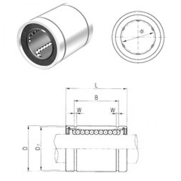 25 mm x 40 mm x 44,1 mm  25 mm x 40 mm x 44,1 mm  Samick LME25 linear bearings #3 image