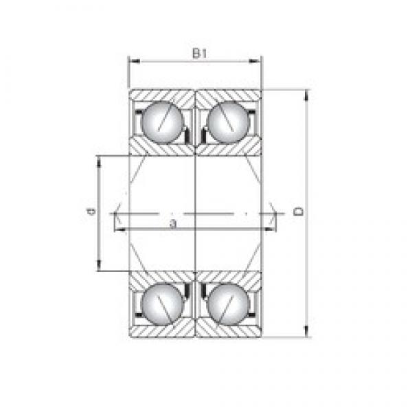 ISO 7319 CDB angular contact ball bearings #3 image