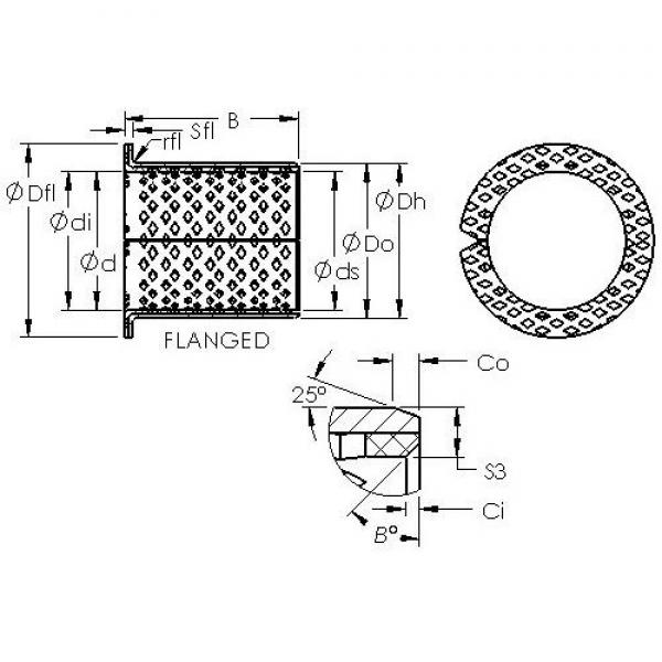 AST ASTB90 F16090 plain bearings #3 image