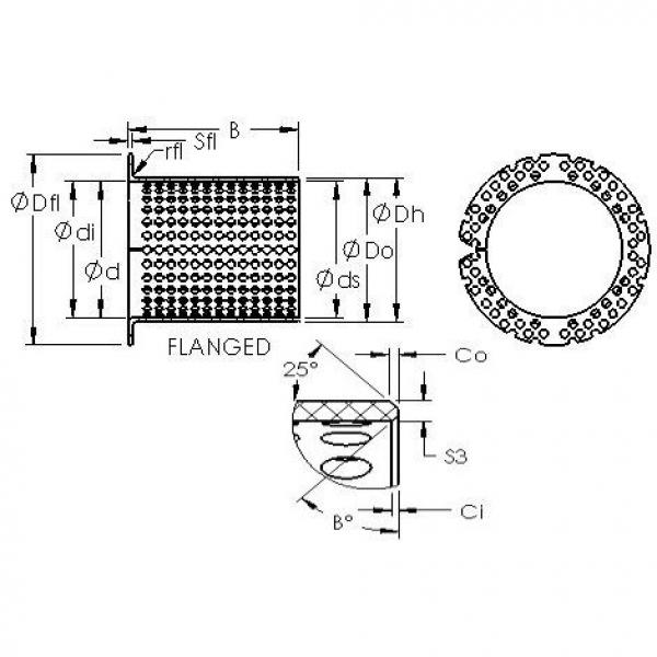 AST ASTT90 F15070 plain bearings #3 image